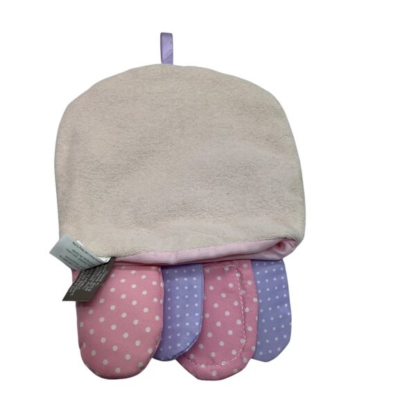 Demdaco Baby Activity Bath Mitt Jellyfish Octopus 10" Cute Face NWOT - Picture 3 of 7